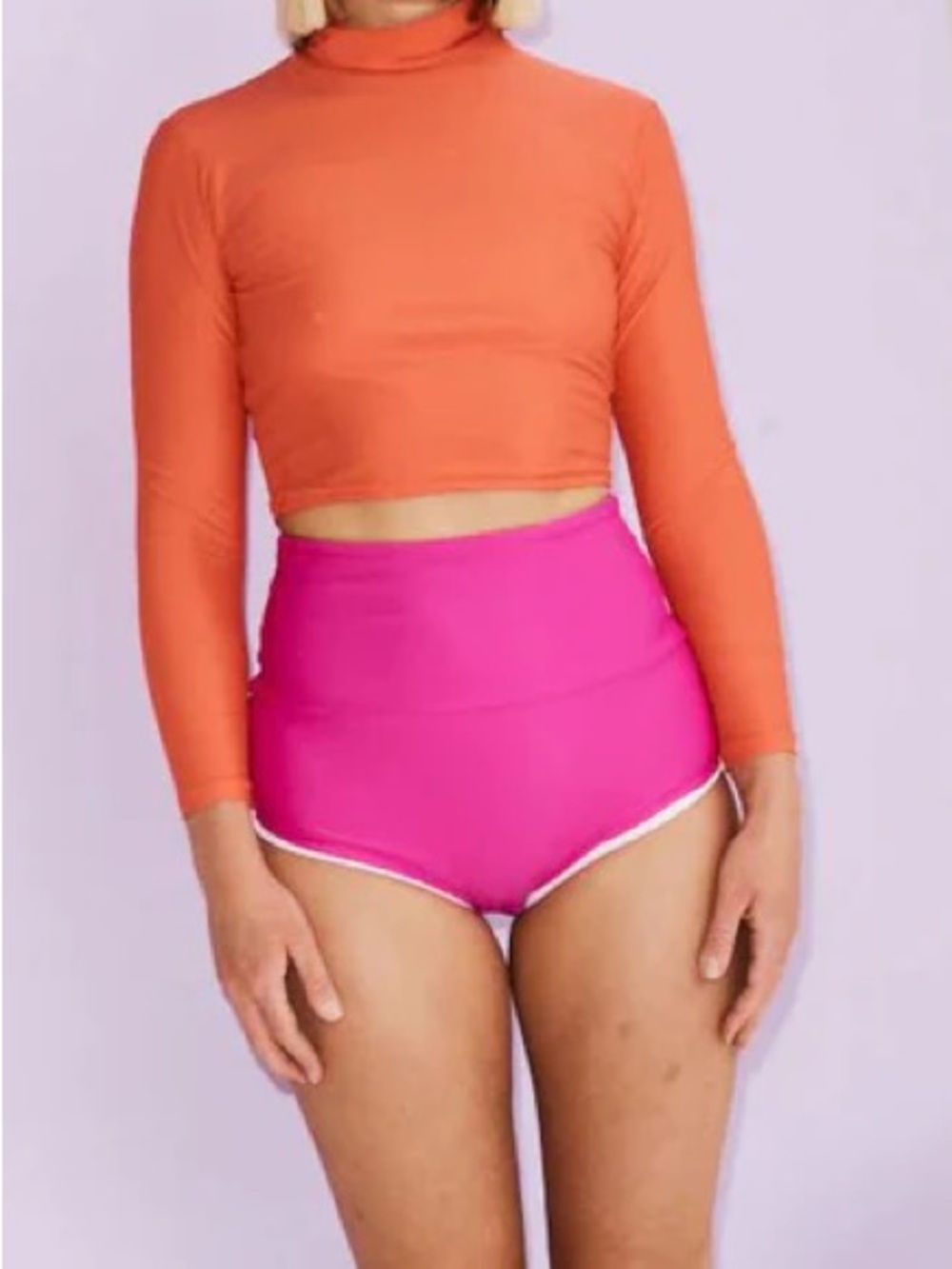 NWT Salt Gypsy Swimsuit Betty High-Waisted Boyshort Surf Bottoms Bathing Suit